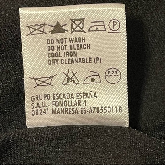 ESCADA Satin Shell in Black - Picture 7 of 7